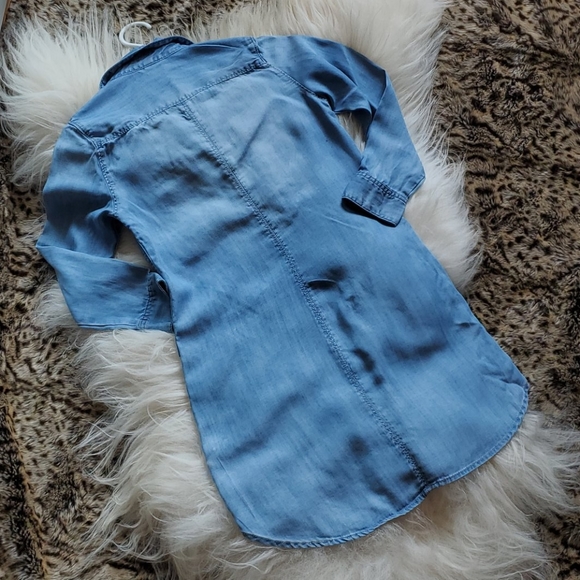 H&M denim like button down dress - Picture 5 of 8